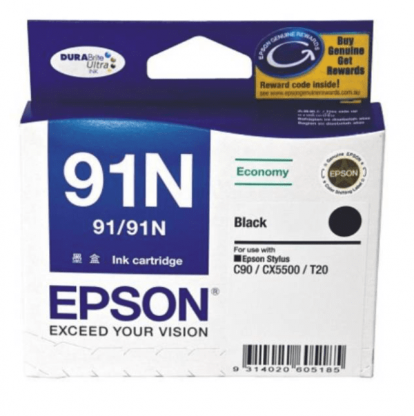Epson 91N Black Ink Cartridge