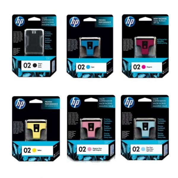 HP 02 Black Plus Color Ink Cartridge