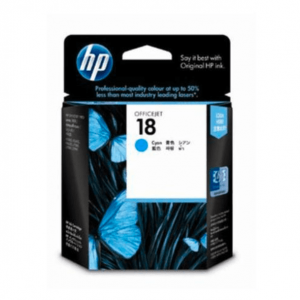 HP 18 Cyan Ink Cartridge