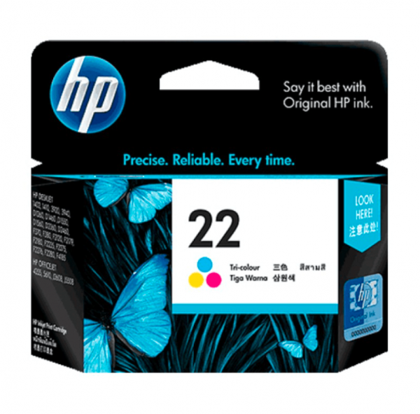 HP 22 Tri Color Ink Cartridge