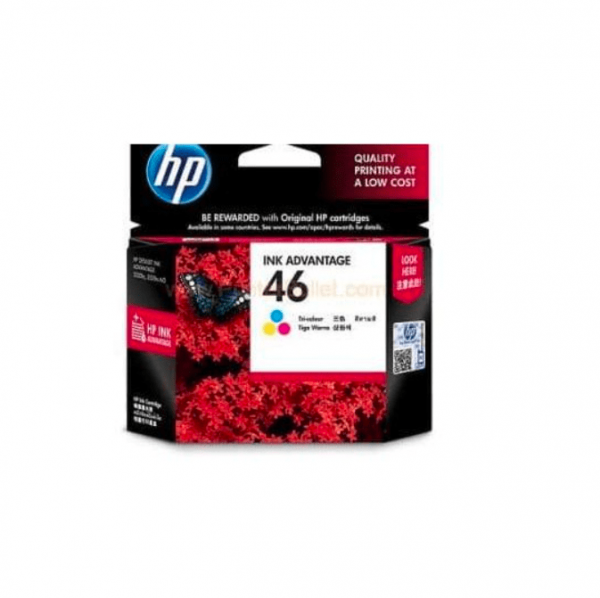 HP 46 Tri Color Ink Cartridge