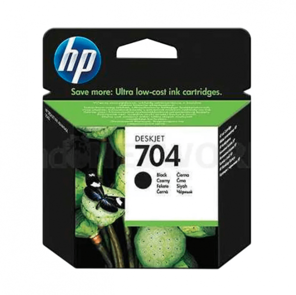 HP 704 Black Ink Cartridge