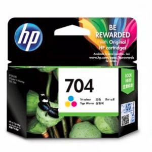 HP 704 Tri Color Ink Cartridge