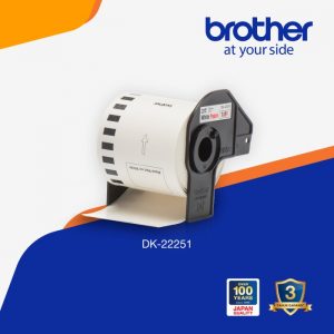 Brother Label DK22251 Black & Red DK 22251 62mmx15.24m Continuous Tape