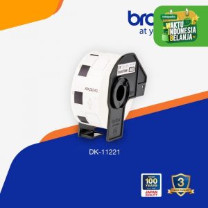Brother Label Tape DK-11221 Square Paper Labels (23mm x 23mm)