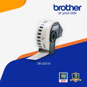 Brother Label Tape DK-22210 29mm x 30.48m Continuous Length Paper Tape