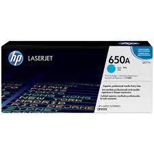 HP 650A Cyan Toner Cartridge