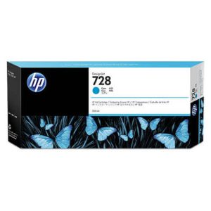 HP 728 300ml Cyan Designjet Ink Cartridge