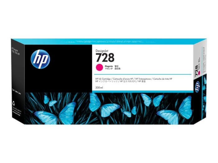 HP 728 300ml Magenta Designjet Ink Cartridge