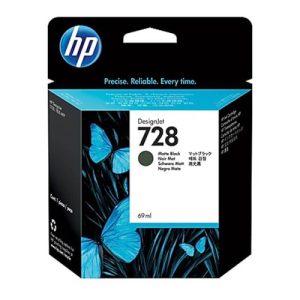 HP 728 69ml Matte Black Designjet Ink Cartridge