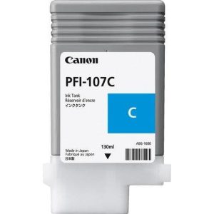 Canon PFI-107 130ml Cyan Ink Cartridge