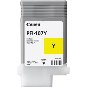 Canon PFI-107 130ml Yellow Ink Cartridge