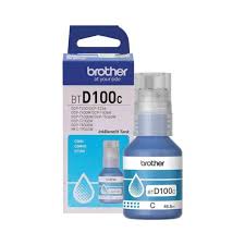 Brother BT D100C Cyan Ink Bottle