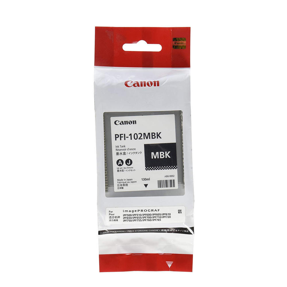 Canon PFI-102MBK Matte Black Ink Cartridge